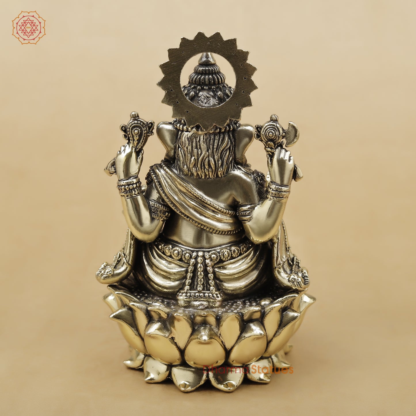 Brass Ganesh Fine, 5"