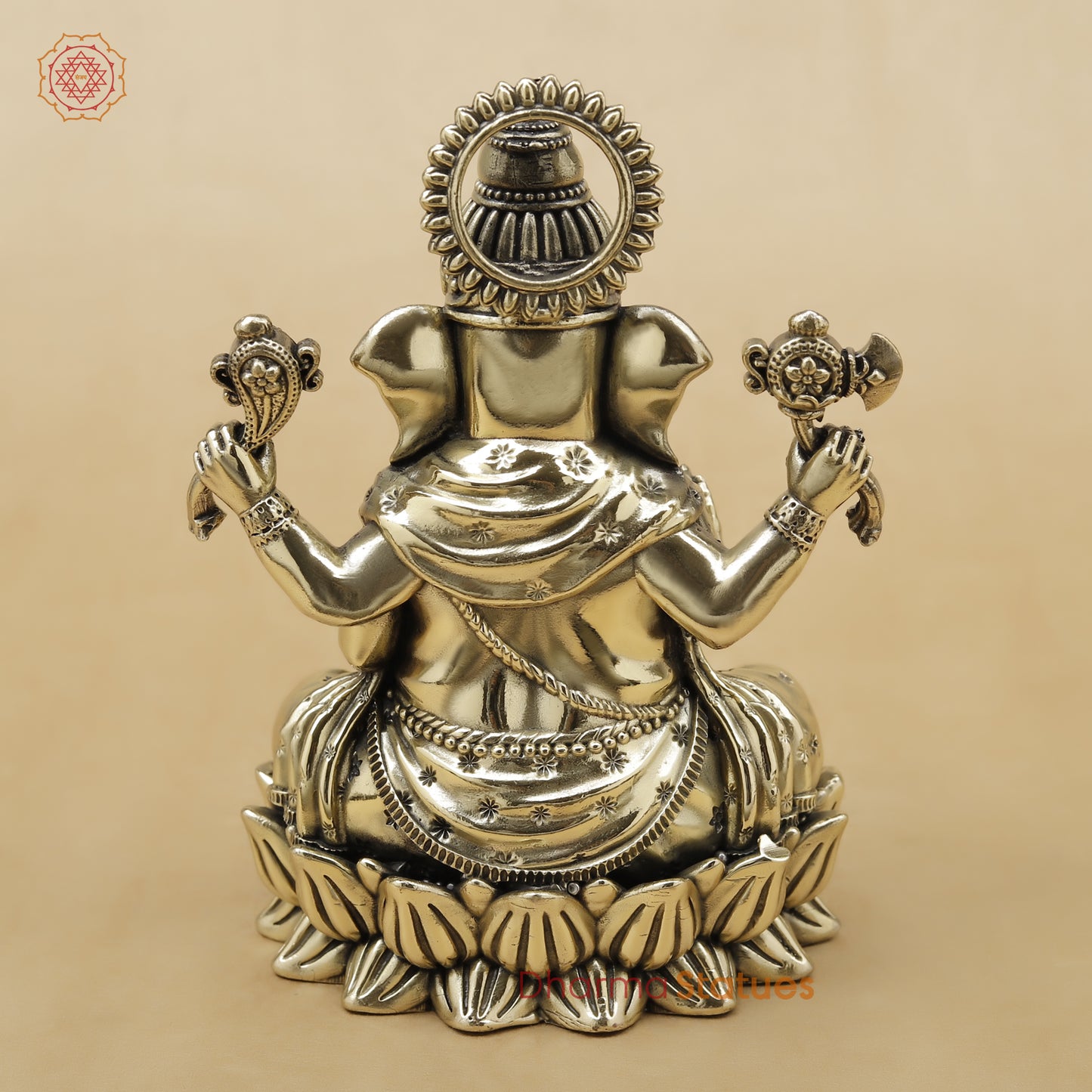 Brass Ganesh Fine, 6"