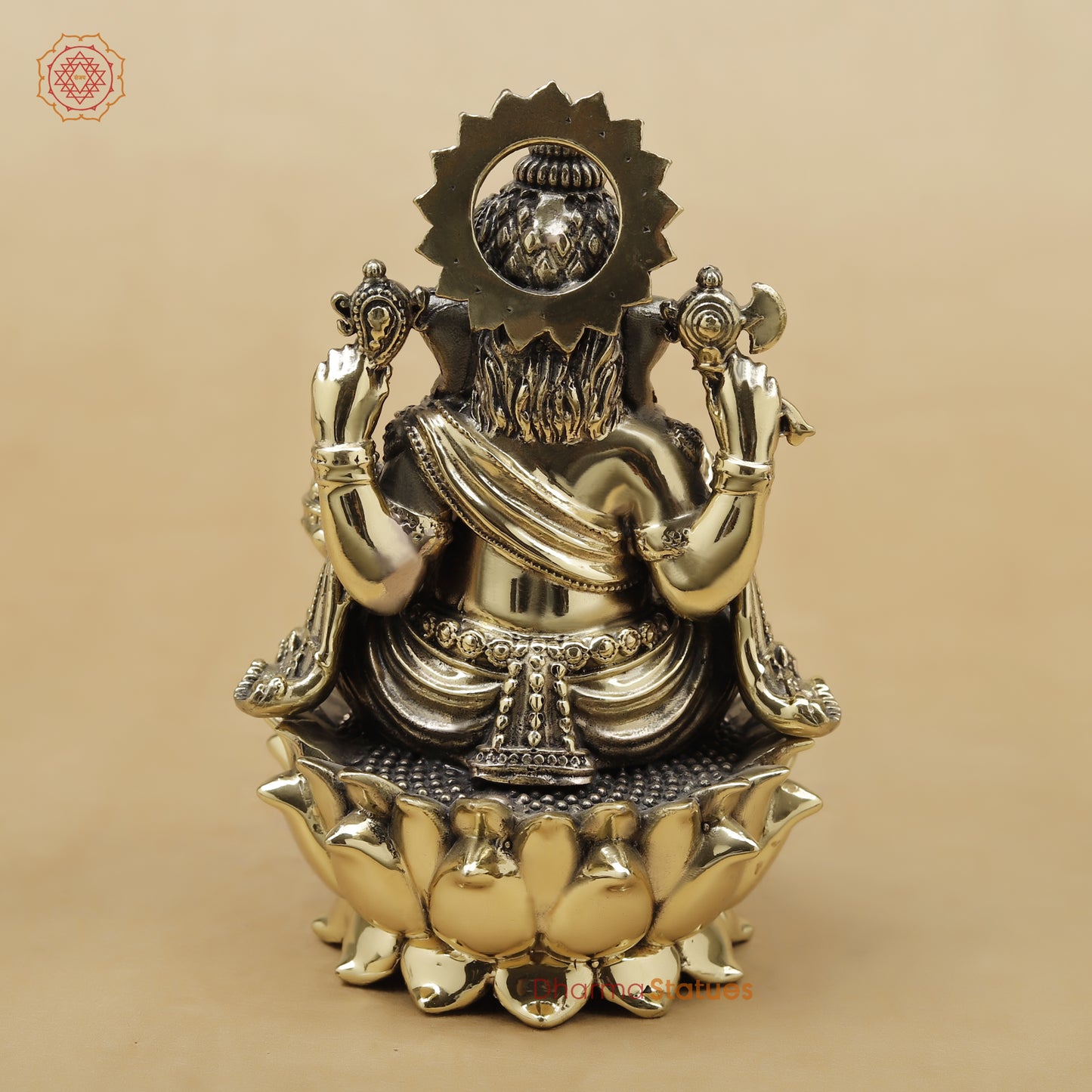 Brass Ganesh Fine, 4.5"