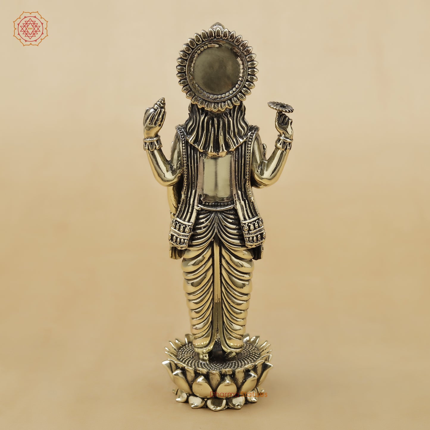 Brass Vishnu Fine, 6.5"