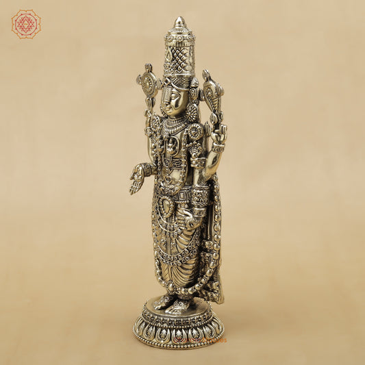 Brass Tirupati Balaji Fine, 12"