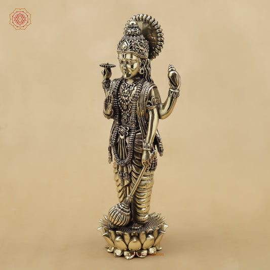 Brass Vishnu Fine, 10"