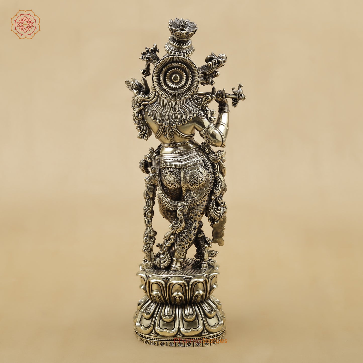 Brass Krishna Fine, 11.5"