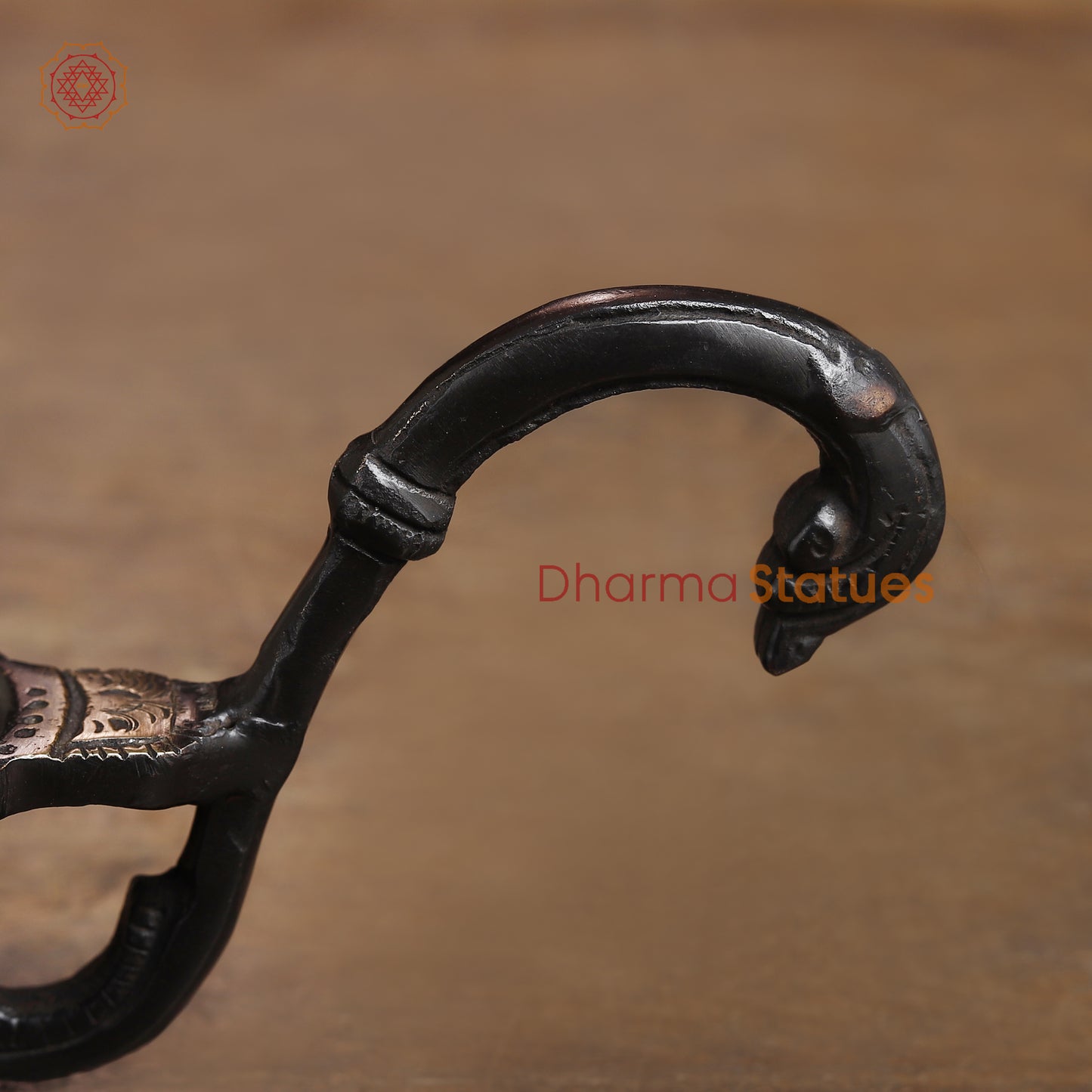 Brass Lotus Diya, Copper & Golden Finish, 3"