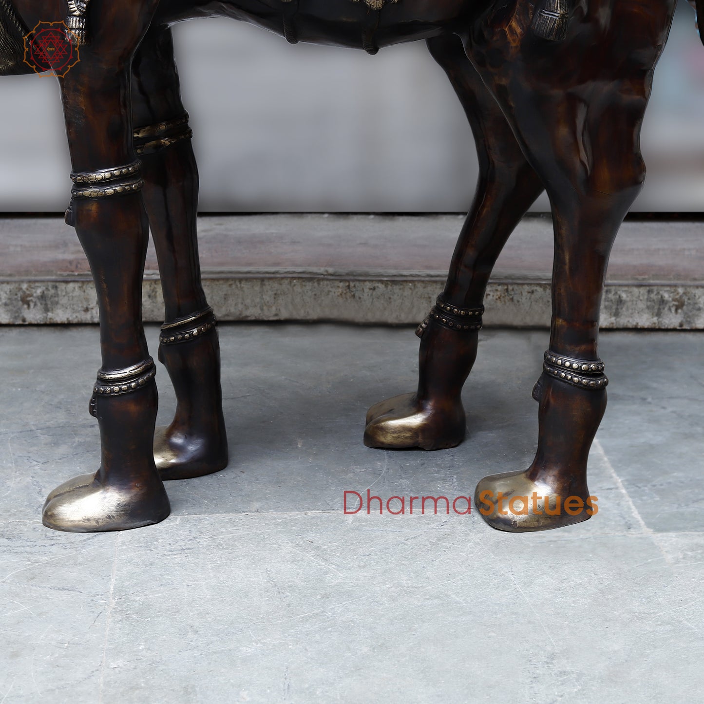 Brass Camel, Copper & Golden Finish, 49"