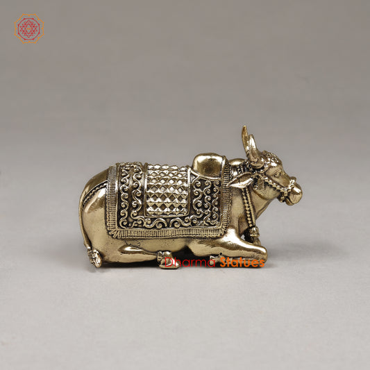 Brass Nandi, 2.5"