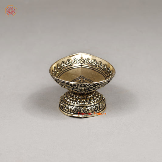 Brass Diya Lamp, 1.5"