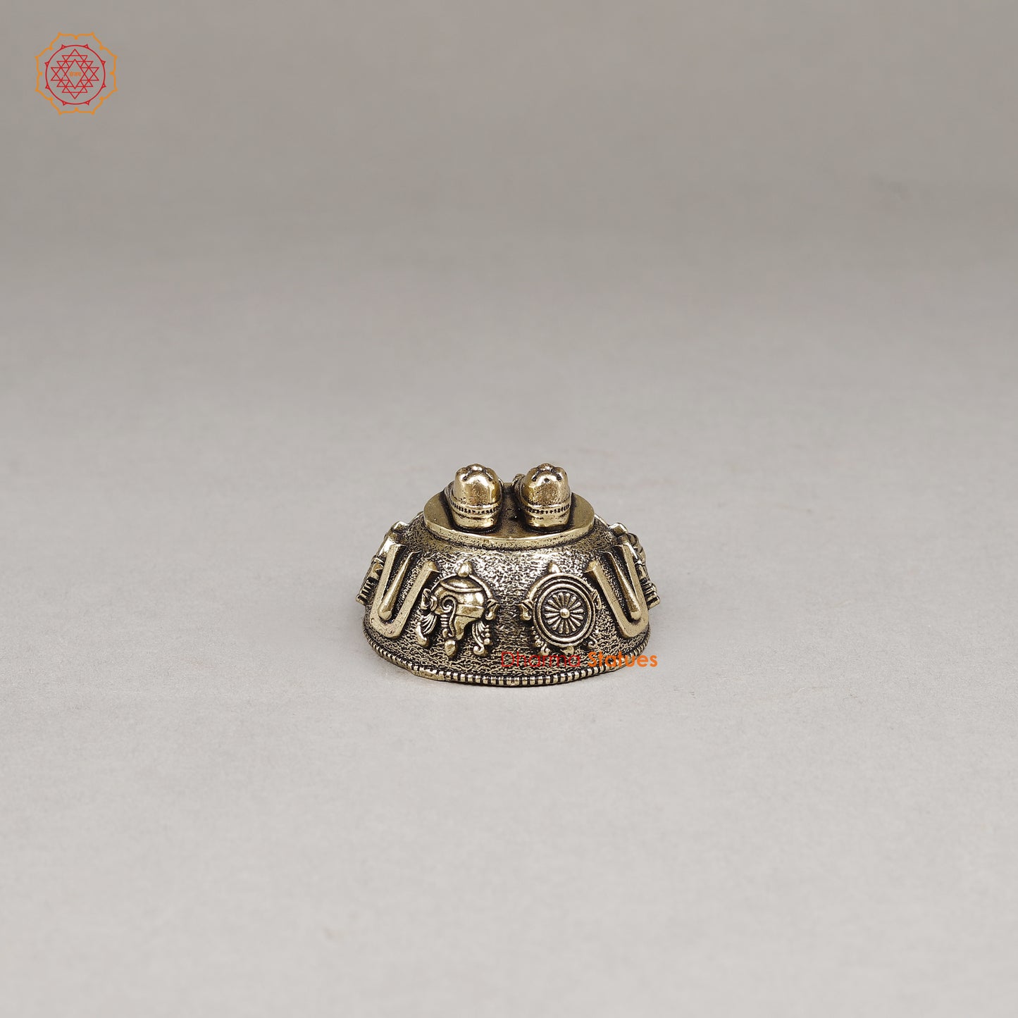 Brass Tirupati Balaji feet, 1.5"
