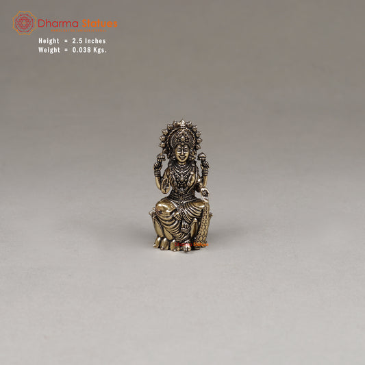 Brass Lakshmi, 2.5"