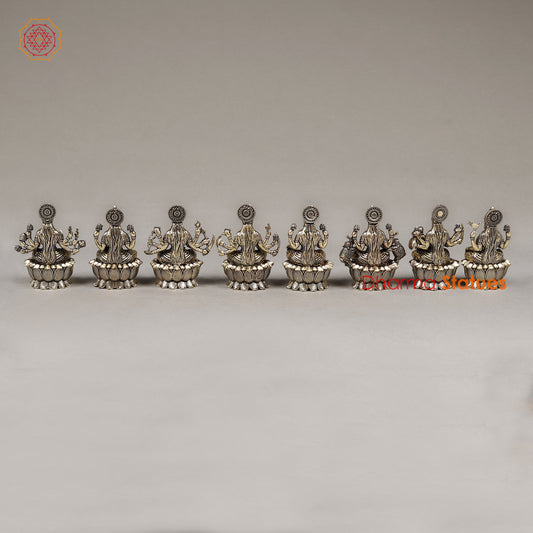 Brass Ashtalakshmi, 3"