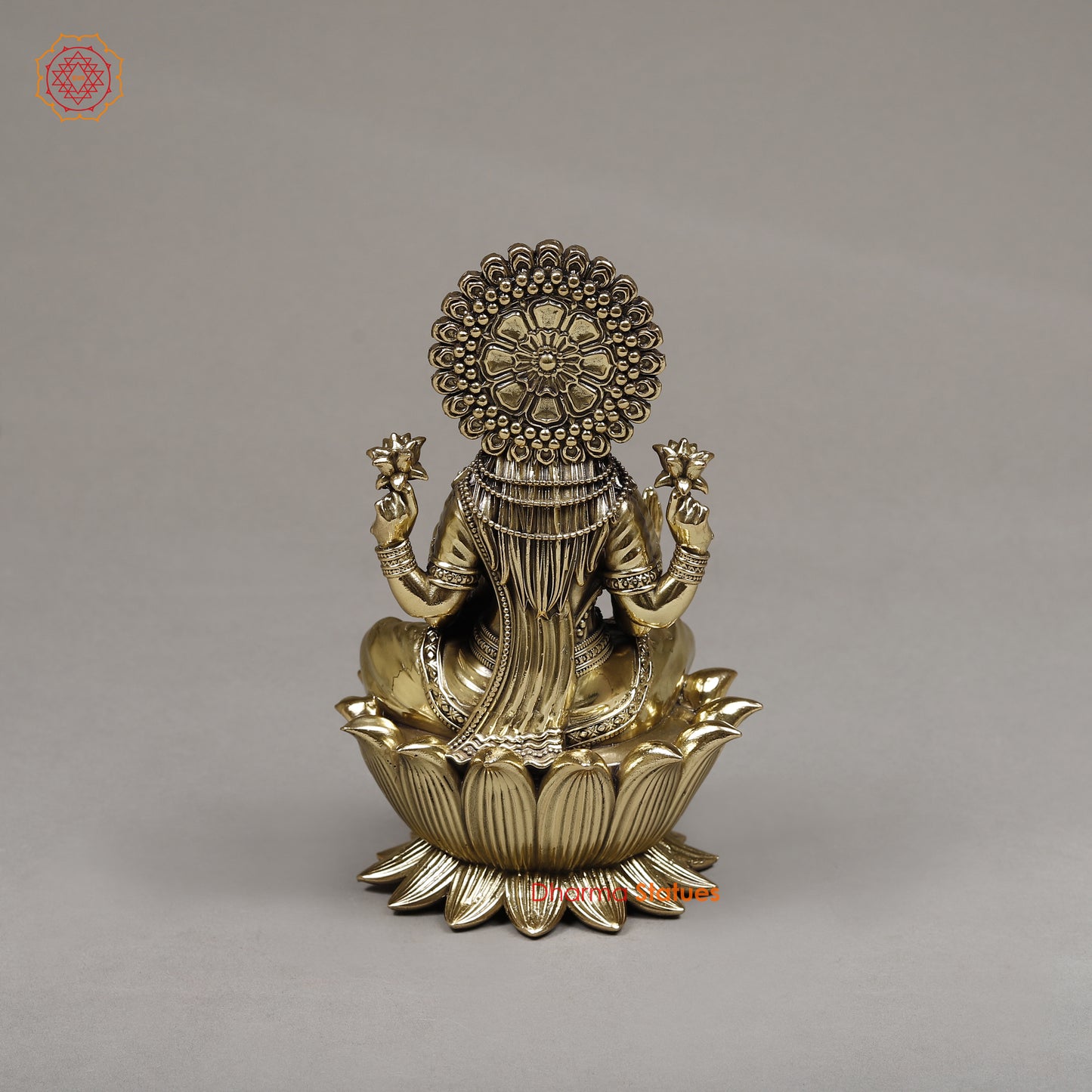 Brass Lakshmi, 7.5"