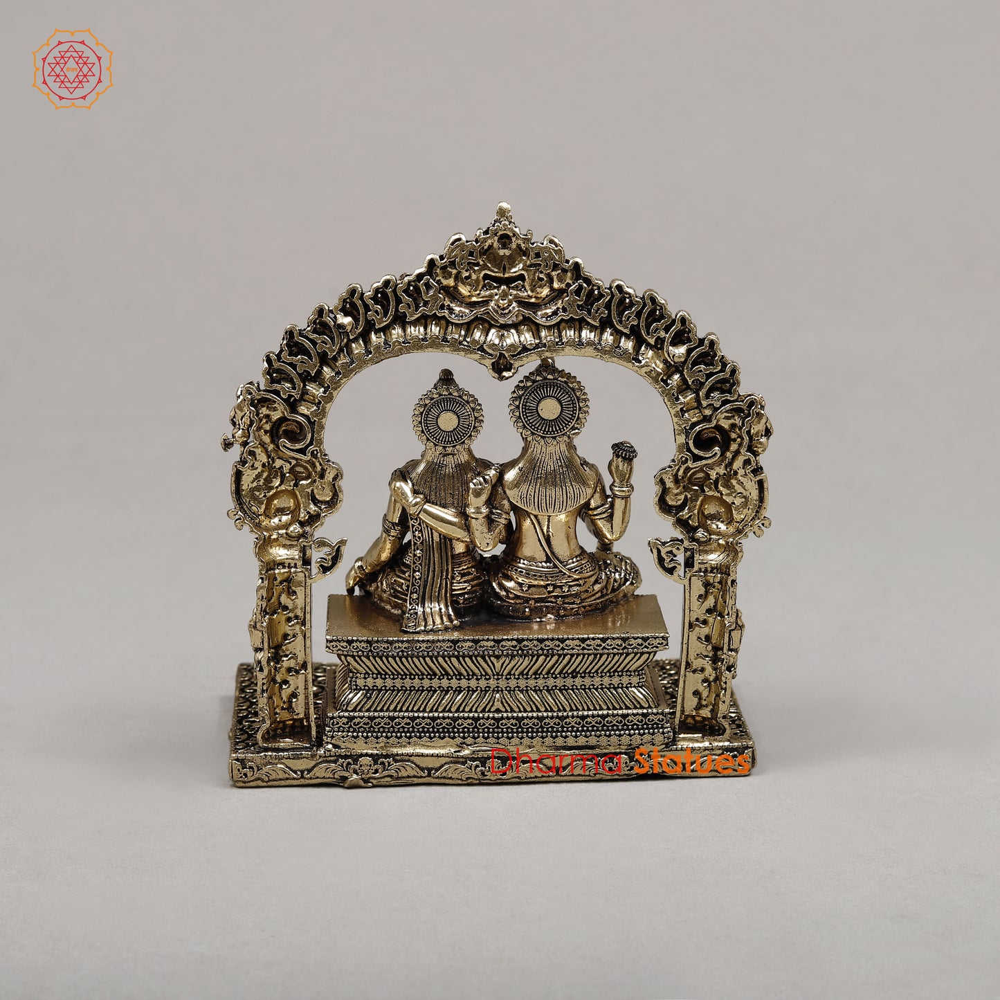 Brass Ram & Sita, 5"