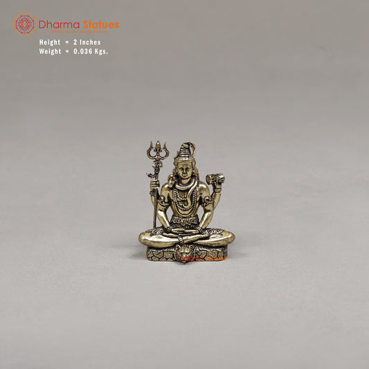 Brass Shiva, 2"