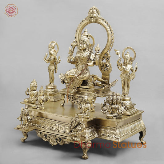 Bronze Tripura Sundari ( Raja Rajeshwari ), Original Bronze Finish, 23"