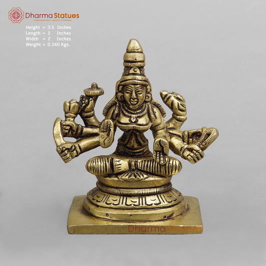 Brass Ashtlakshmi Set Fine , Gold finish 3.5”