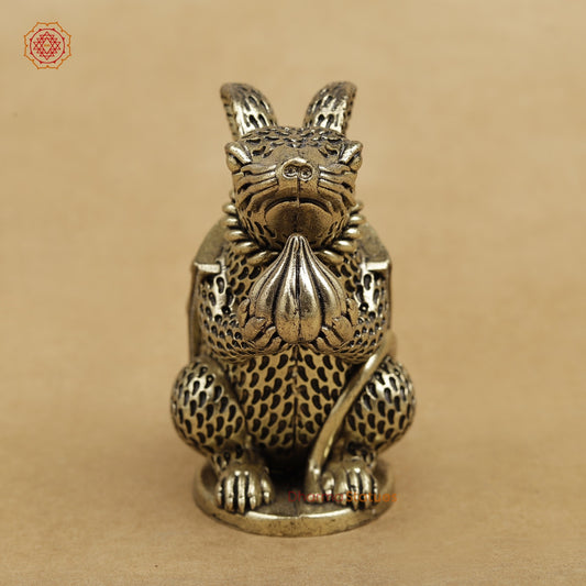 Brass Mouse with Ladoo for Ganesh 3”