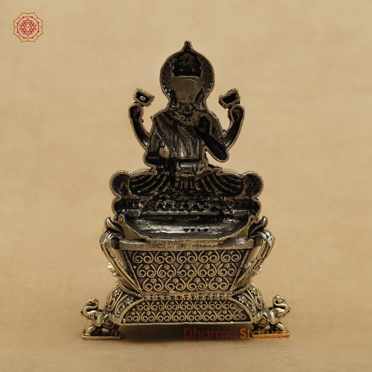 Brass Lakshmi Diya fine 4.5”