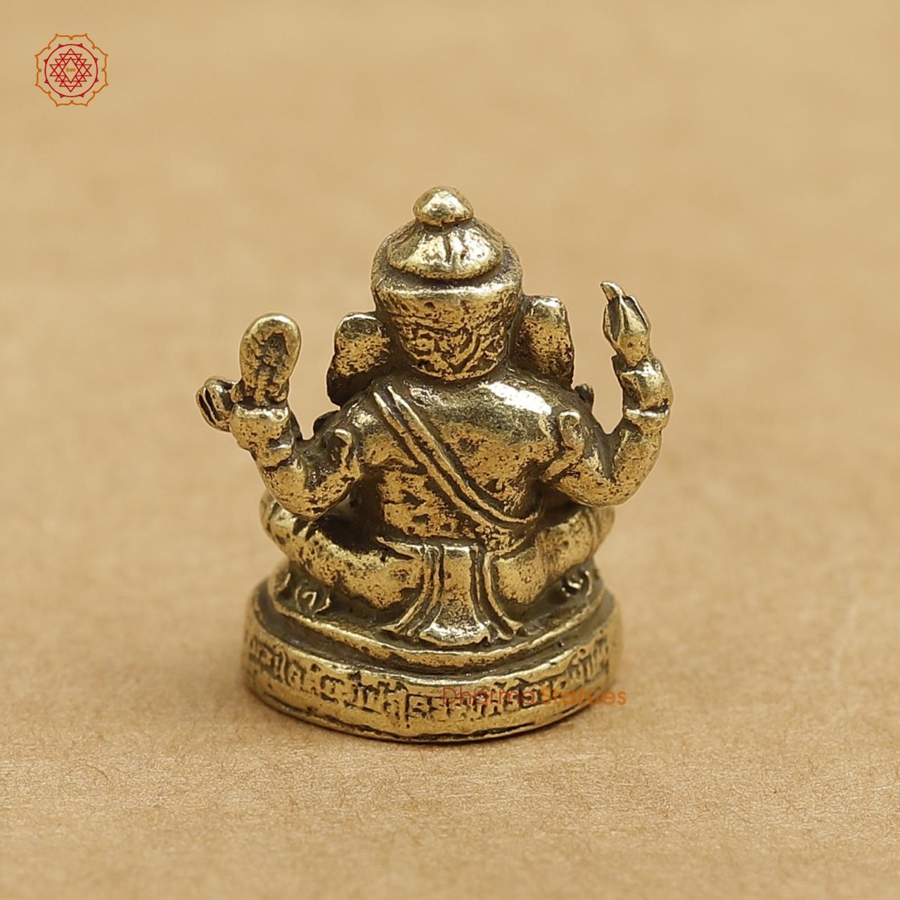 Brass Ganesh 1"
