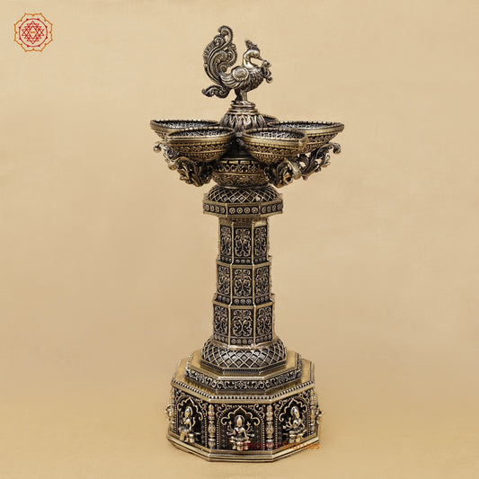 Brass Annam Lamp Super Fine 14”