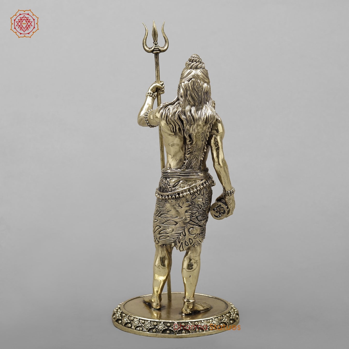 Brass Shiva standing fine 12”
