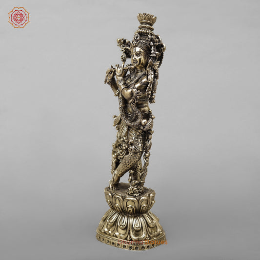 Brass Krishna fine 14.5”