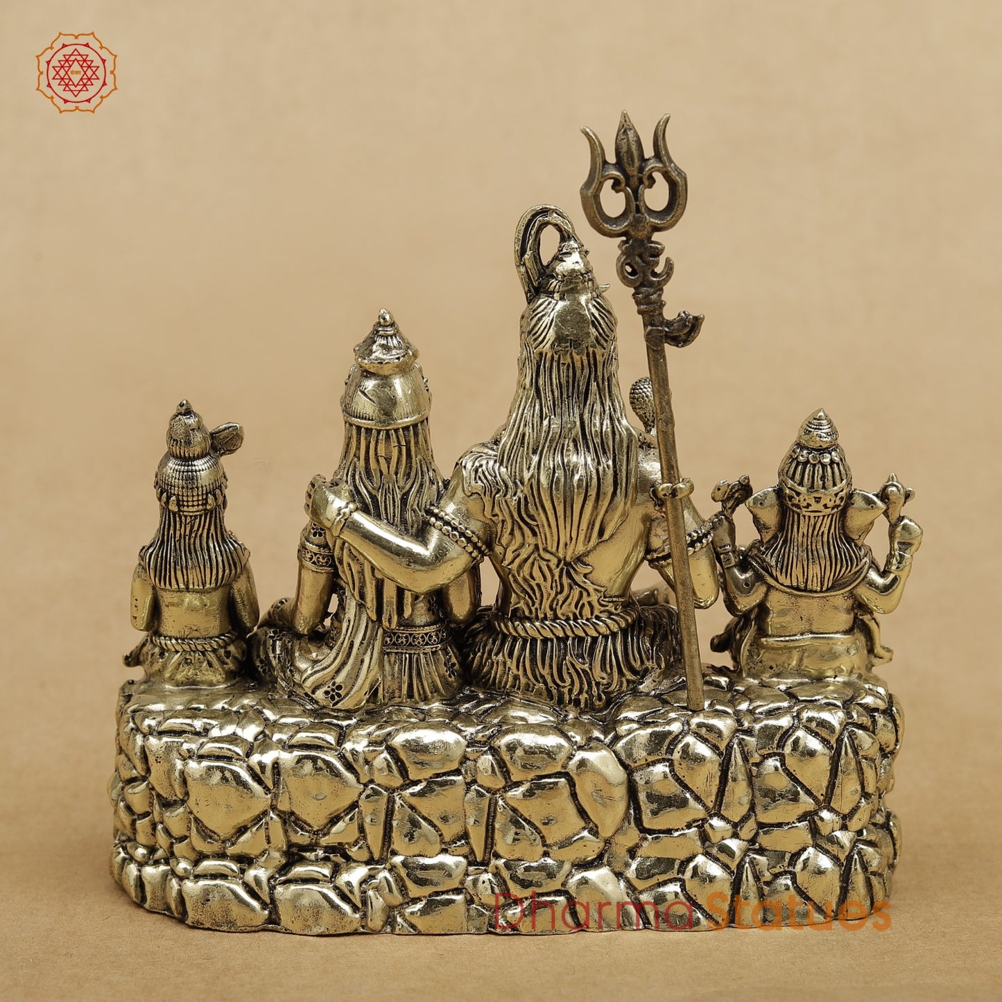 Brass Shiva family Fine 4.5”