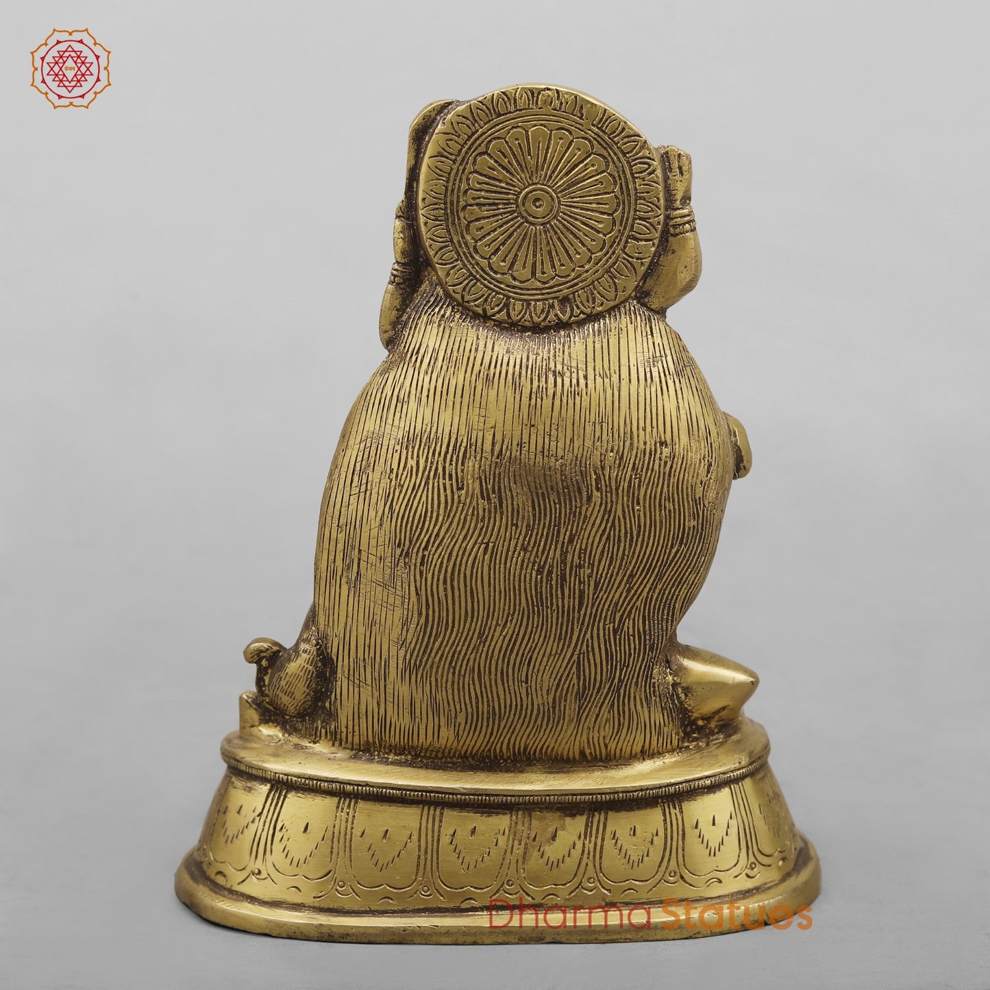 Brass Kaali Fine, Antique Finish 7”
