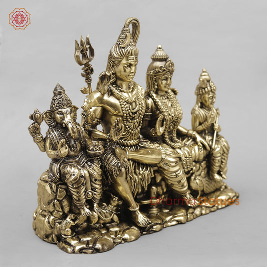 Brass Shiva family Fine 9”