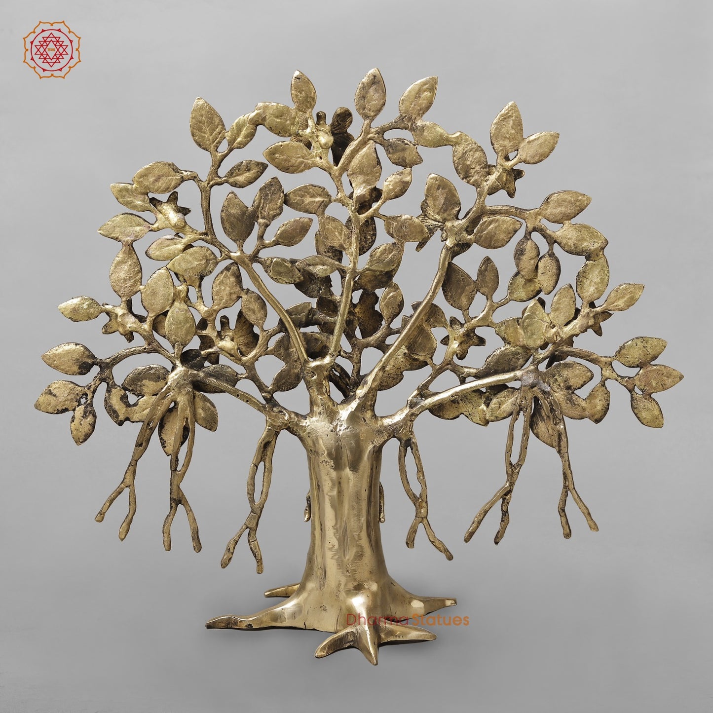 Brasa Tree Of Life (Kalpvriksh) Fine, Smooth Finish 13”