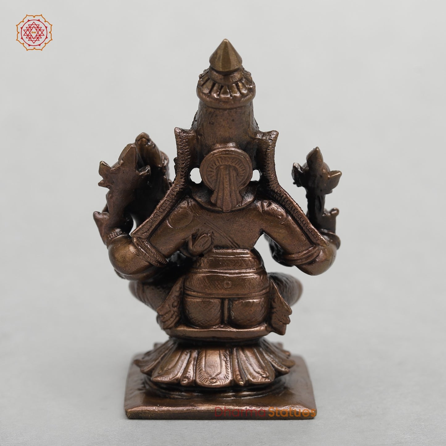 Copper Shiva Parwati Seated Fine 3”