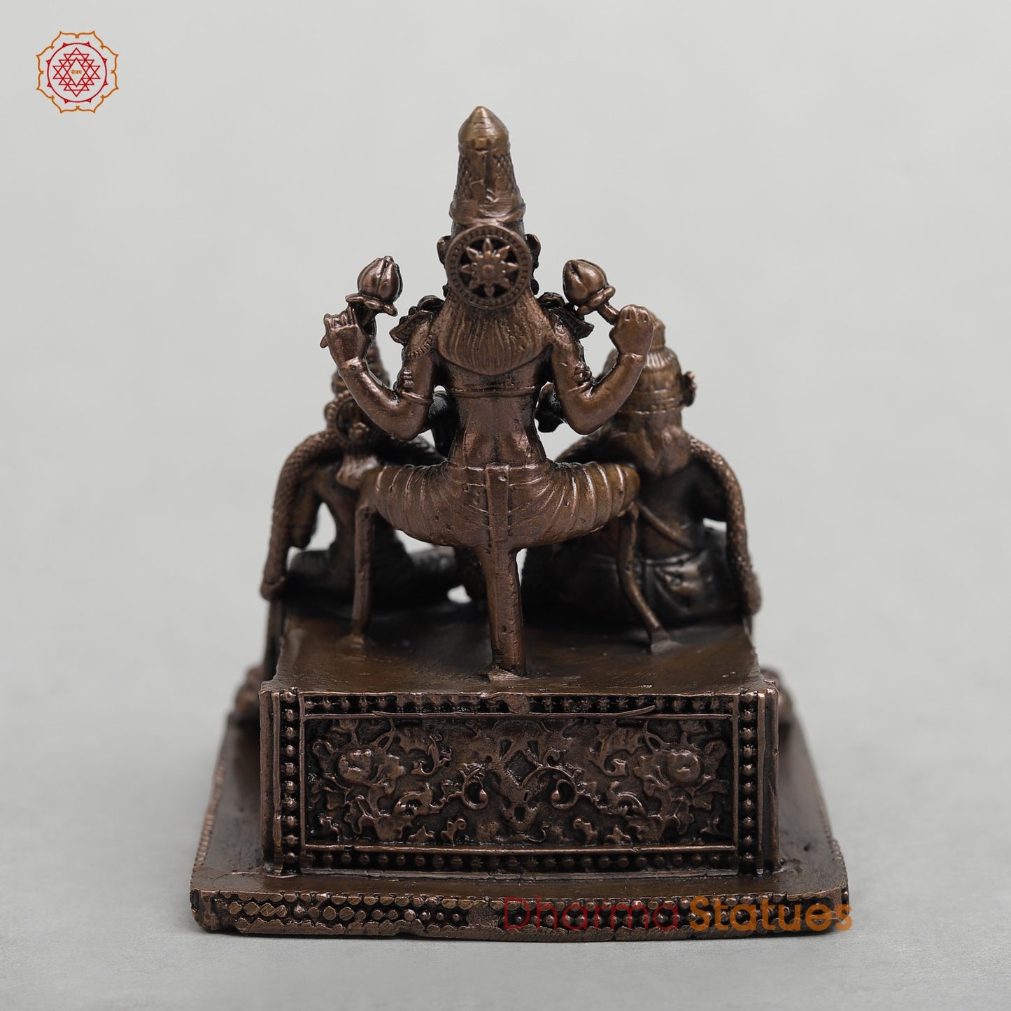 Copper Dhan Kunji (Lakshmi & Kuber) 3”