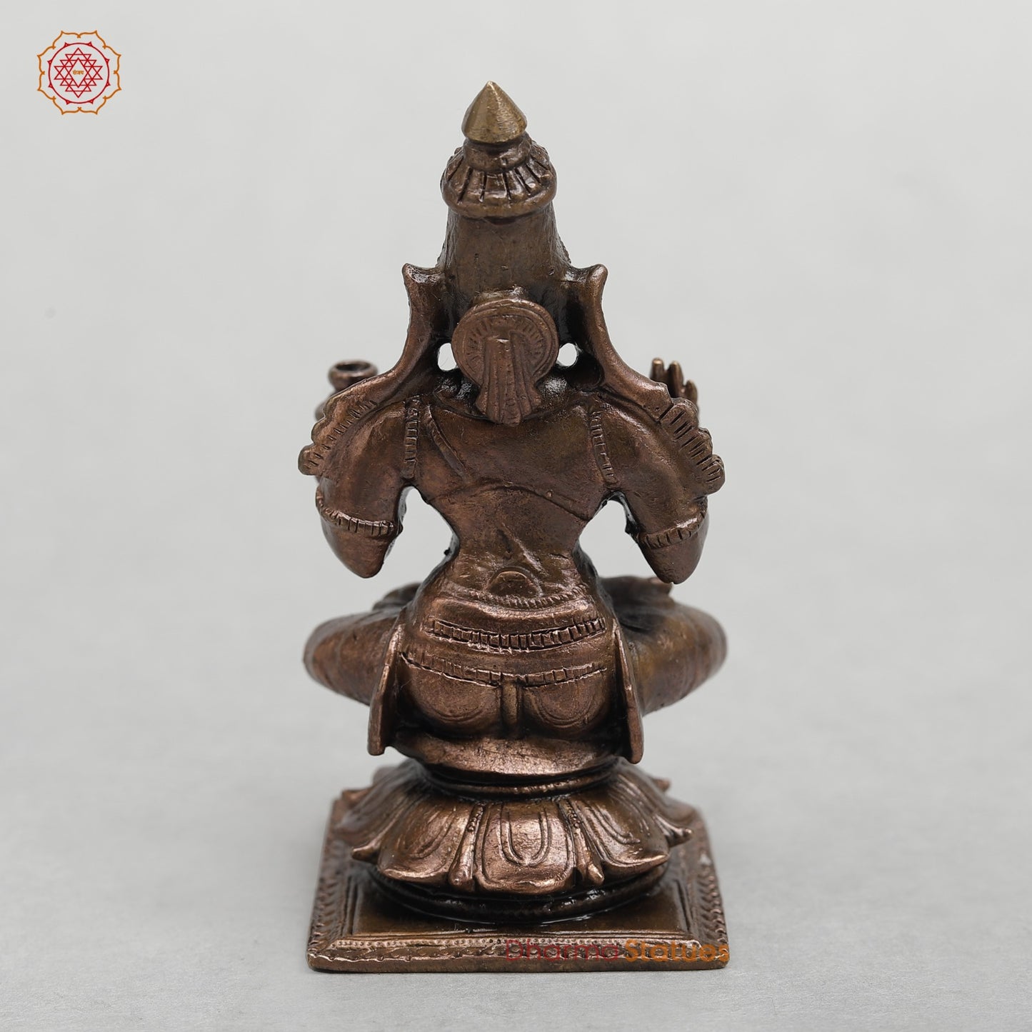 Copper Dhanwantri Seated Fine 3.5”