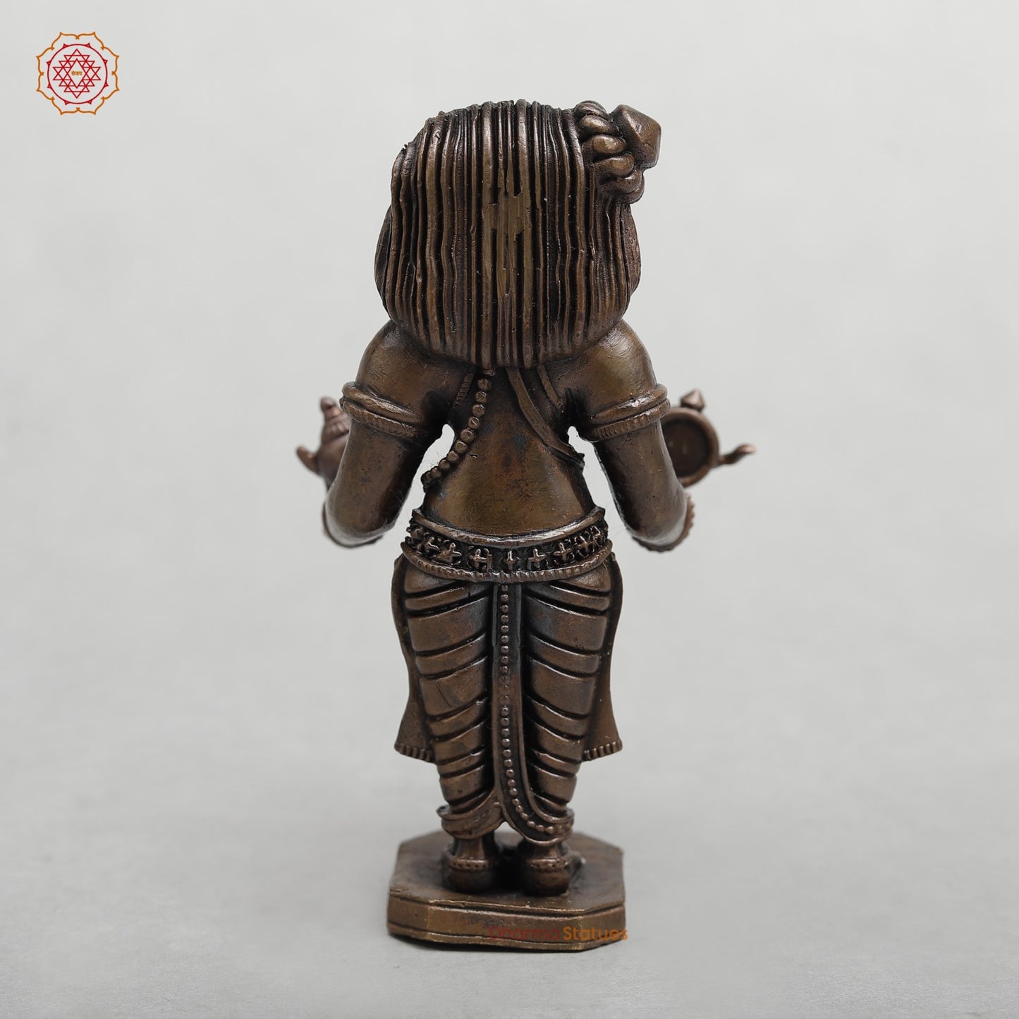 Copper Narsimha standing 4”