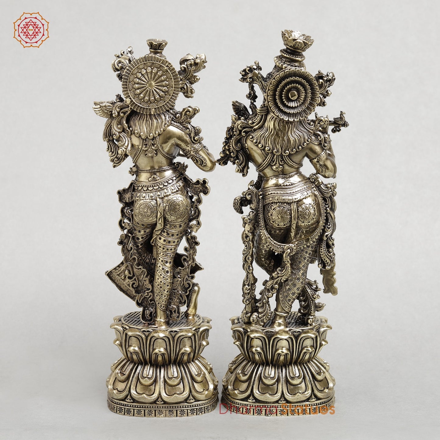 Brass Radha Krishna Fine 12”