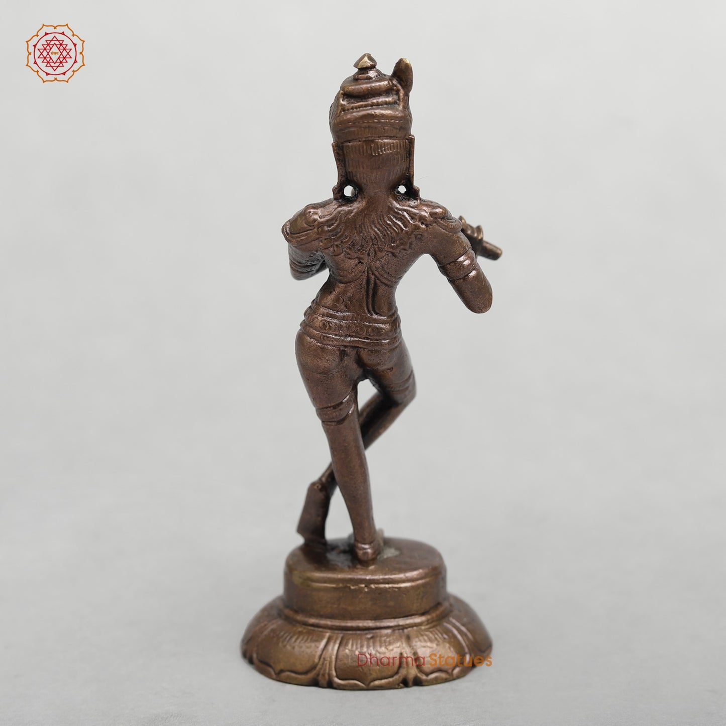Copper Krishna Fine 4”