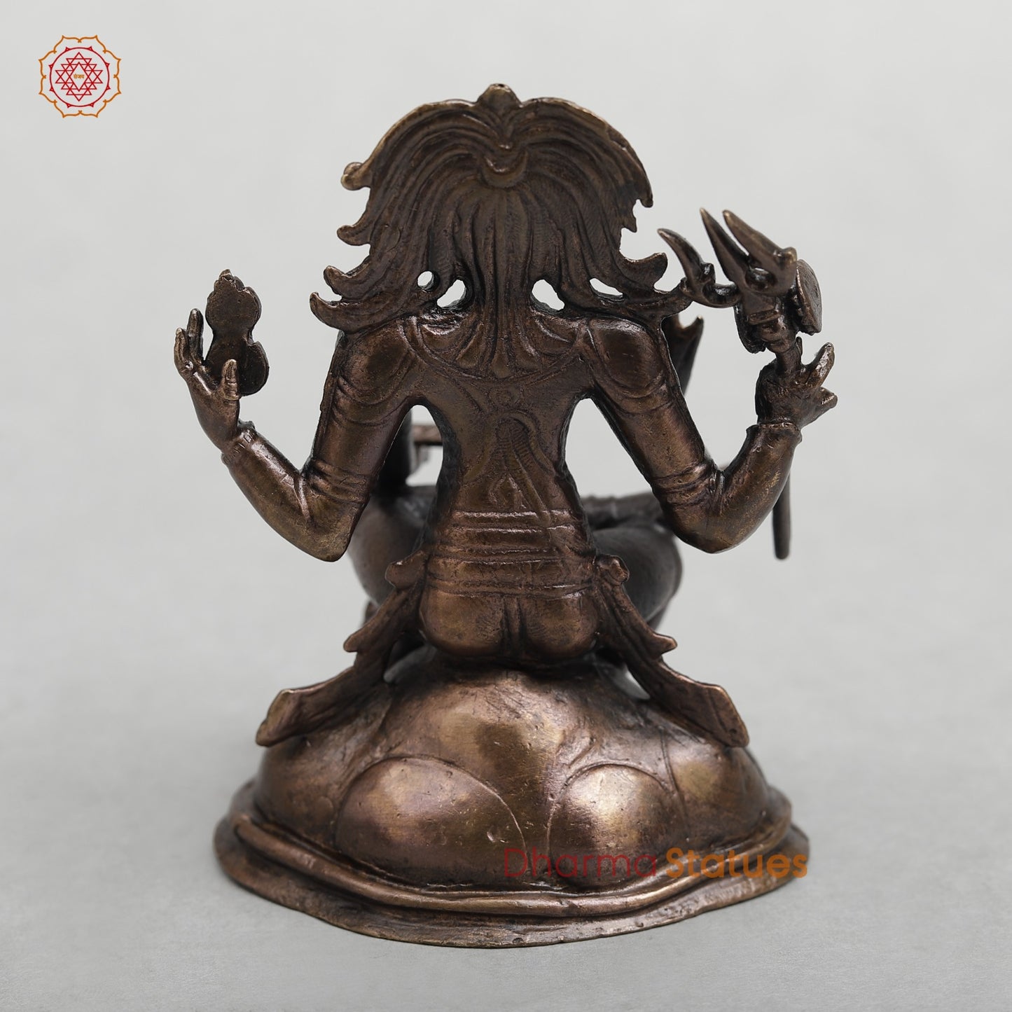 Copper Dakshinamurti shiva Fine 3.5”
