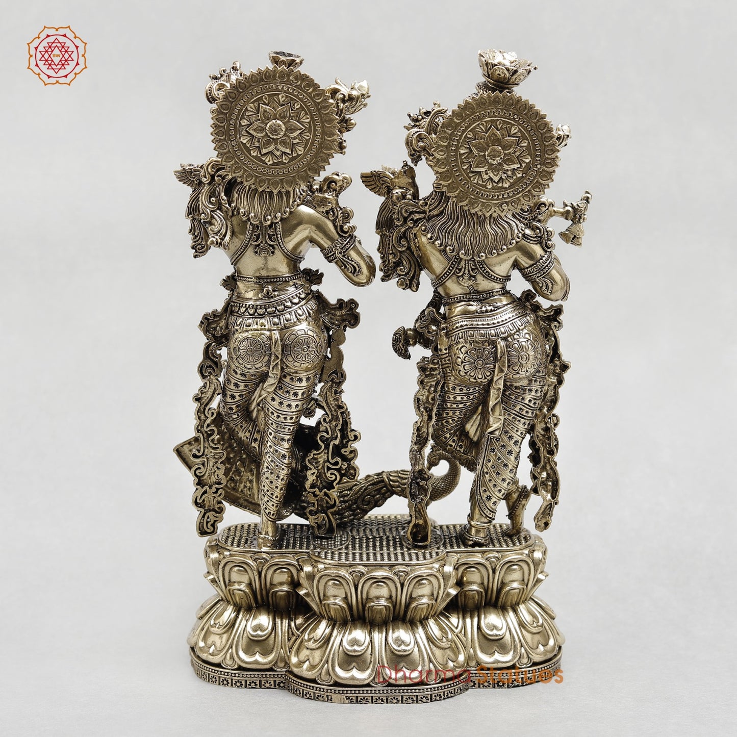 Brass Radha krishna Fine 9.5”