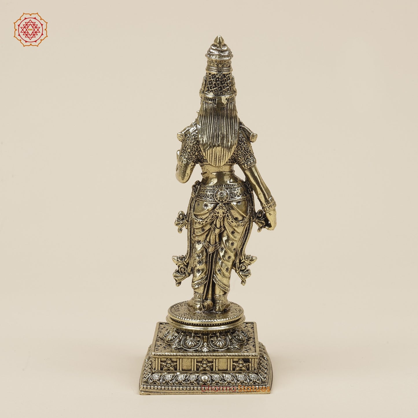 Brass Parwati standing Fine 6”