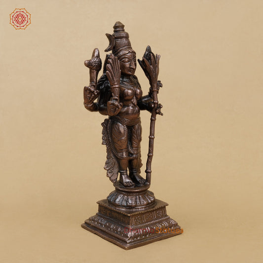 Copper Rajarajeshwari Standing Fine 5”