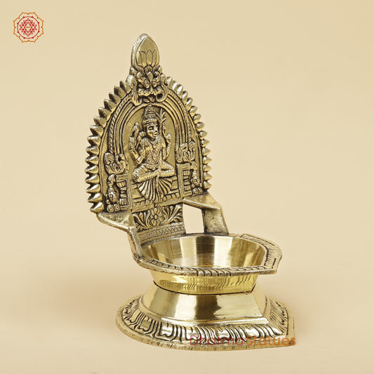 Brass Rajarajeshwari Diya Fine 7”
