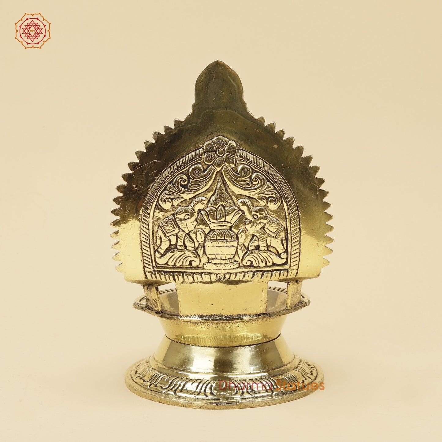 Brass Rajarajeshwari Diya Fine 7”