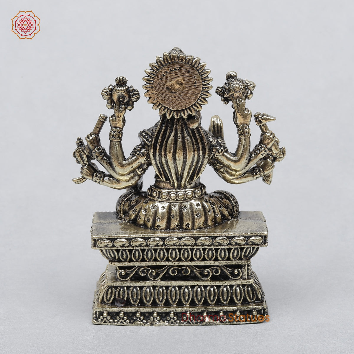 Brass Varahi Amman Seated 3”