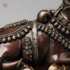 Brass Nandi Seated Fine, Rich Brown Finish 22”