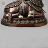 Brass Nandi Seated Fine, Rich Brown Finish 22”