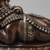 Brass Nandi Seated Fine, Rich Brown Finish 22”