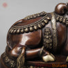 Brass Nandi Seated Fine, Rich Brown Finish 22”