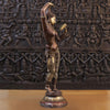 Brass Mirror Lady Standing  40"(copper & Gold)