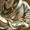 Brass Happy Monks, Fine Golden Finish 5"