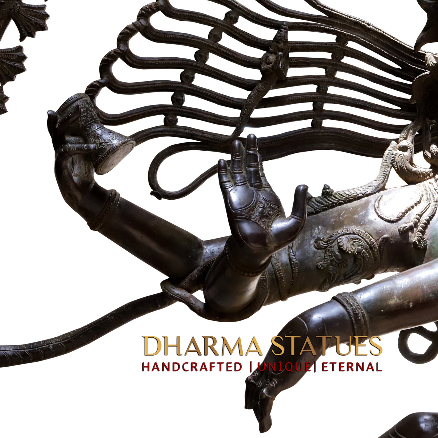 Brass Nataraja, Copper Finish, 76.5"