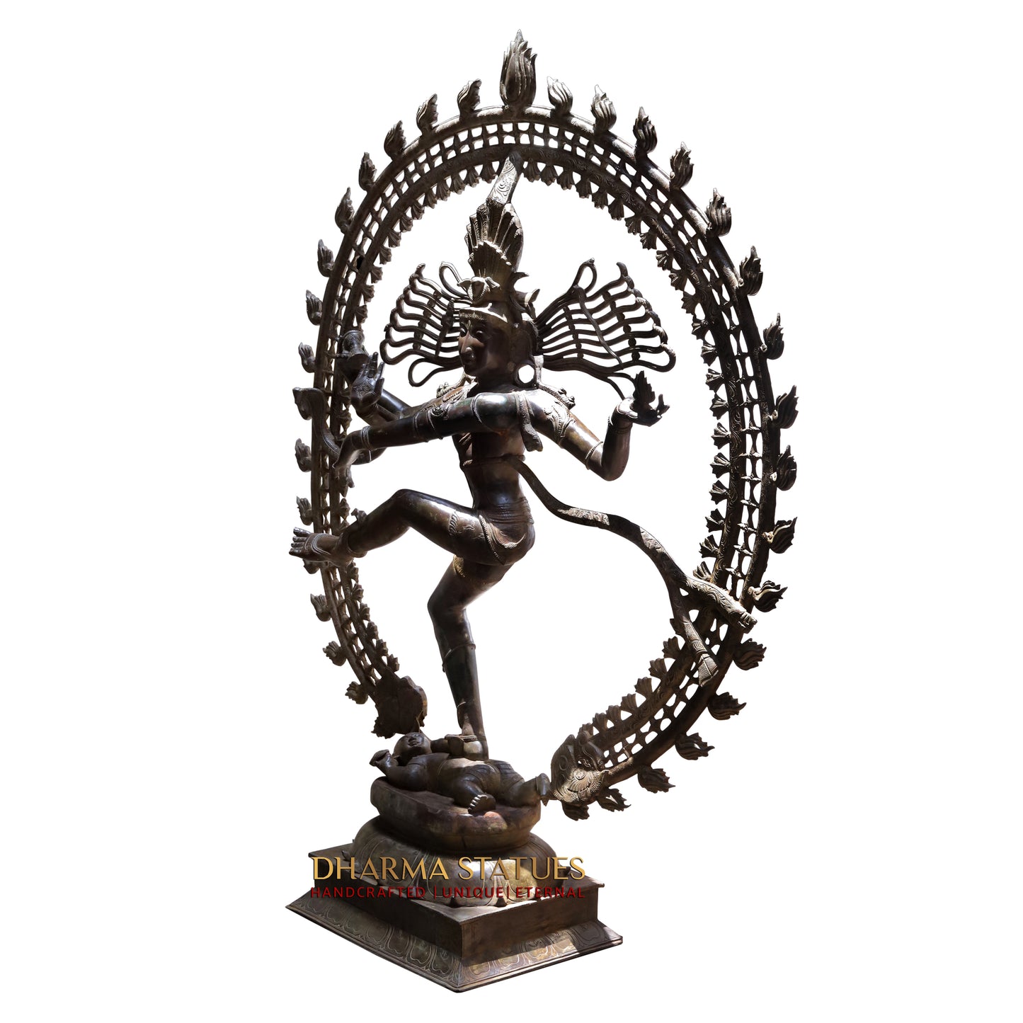 Brass Nataraja, Copper Finish, 76.5"